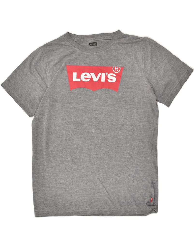 LEVI'S Boys Graphic T-Shirt Top 13-14 Years XL Grey | Vintage Levi's | Thrift | Second-Hand Levi's | Used Clothing | Messina Hembry 