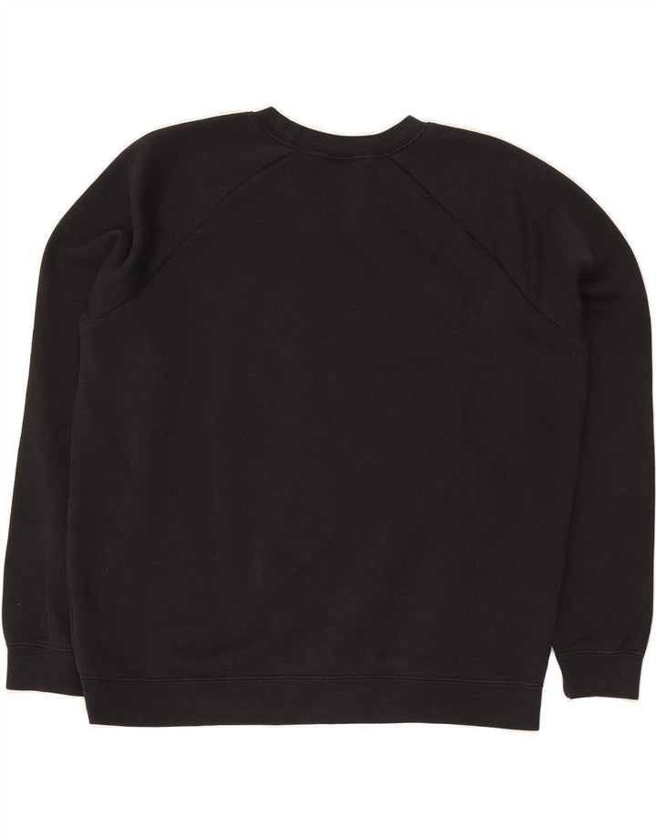 NIKE Womens Graphic Sweatshirt Jumper UK 16 Large Black Cotton Vintage Nike and Second-Hand Nike from Messina Hembry 