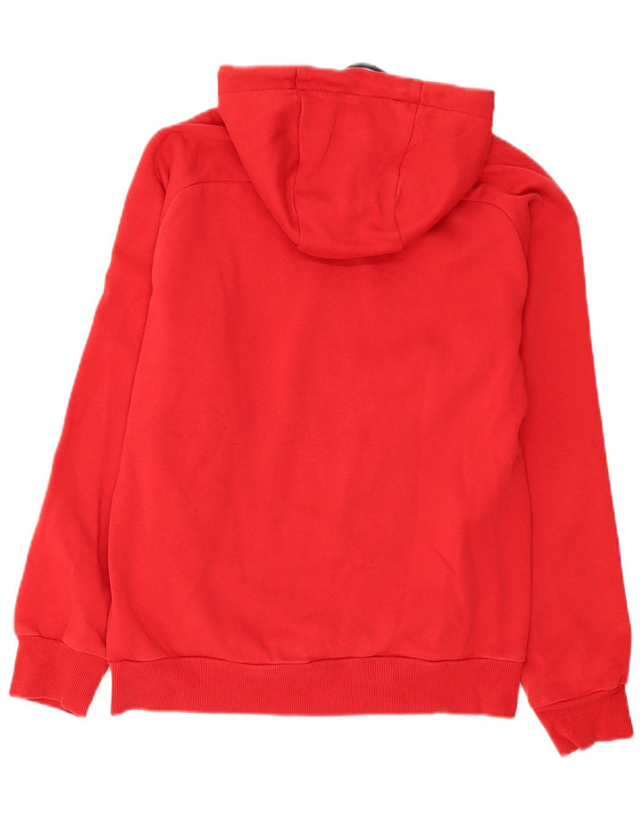 Puma Mens Graphic Hoodie Jumper Small Red Cotton