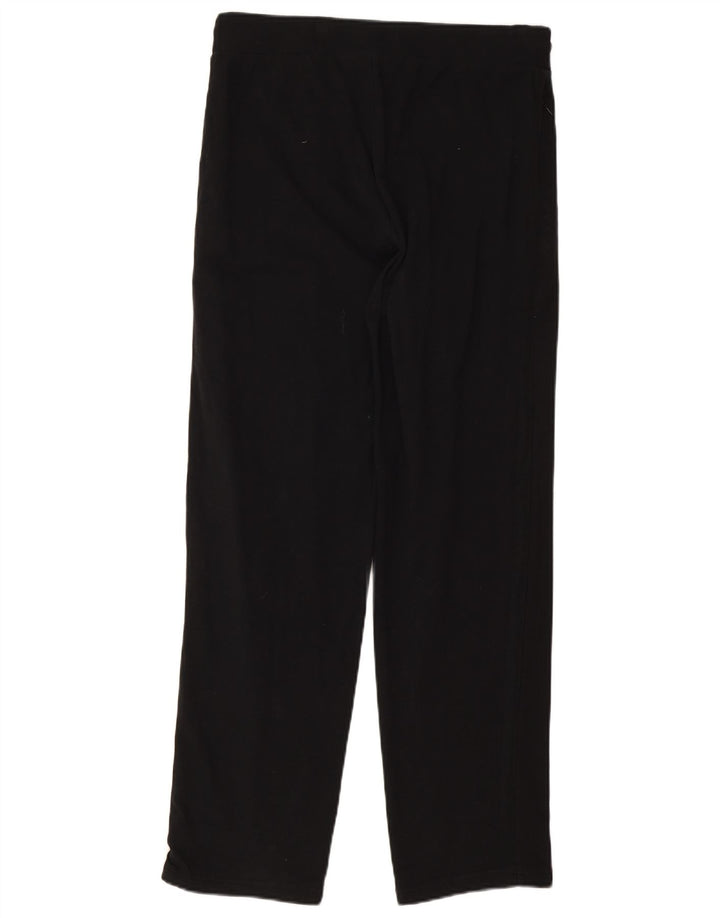 Marks & Spencer Womens Tracksuit Trousers UK 16 Large  Black Cotton