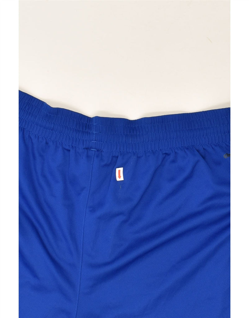 ADIDAS Mens Sport Shorts Large Blue Polyester | Vintage Adidas | Thrift | Second-Hand Adidas | Used Clothing | Messina Hembry 