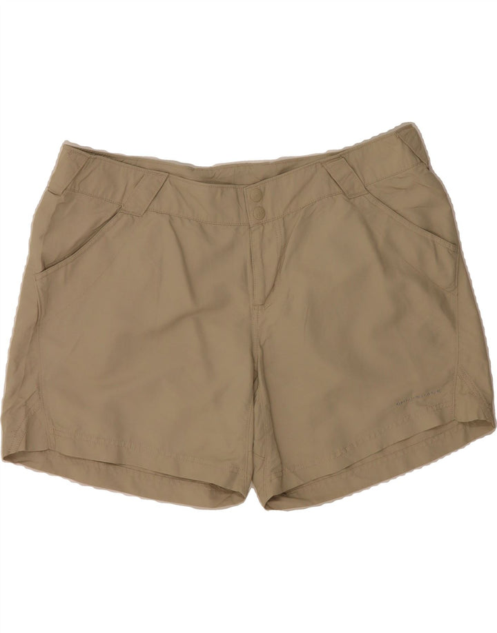 COLUMBIA Womens Chino Shorts XL W38  Beige Nylon Vintage Columbia and Second-Hand Columbia from Messina Hembry 