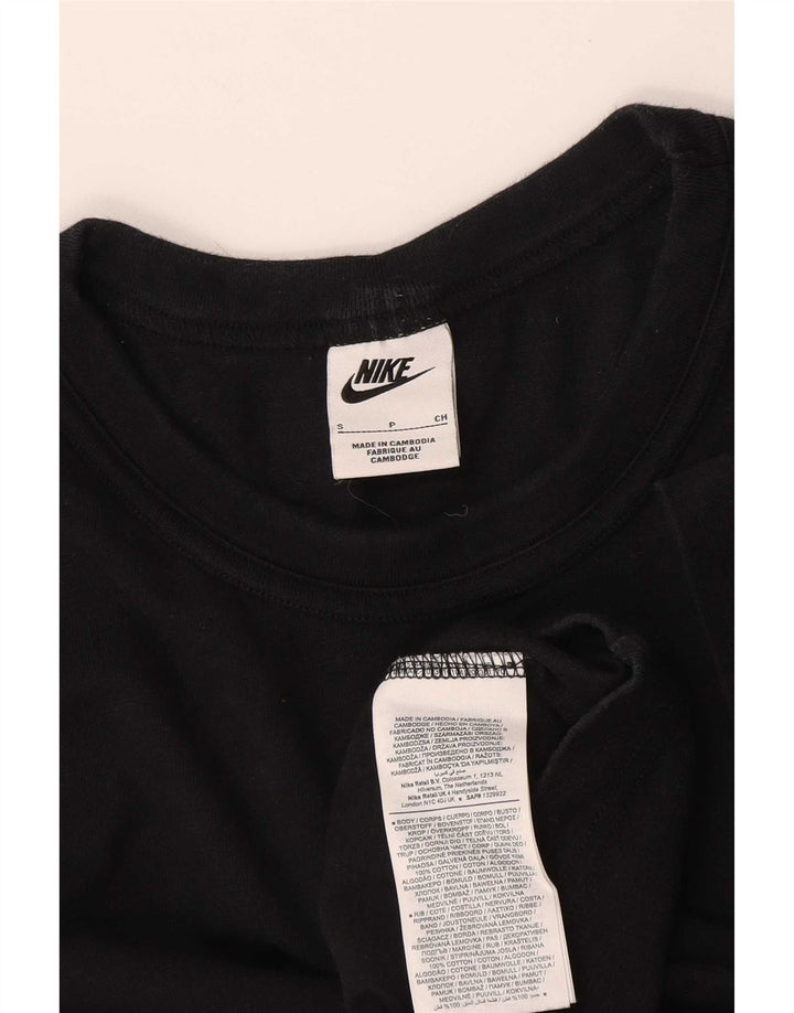 Nike Mens T-Shirt Top Small Black Cotton