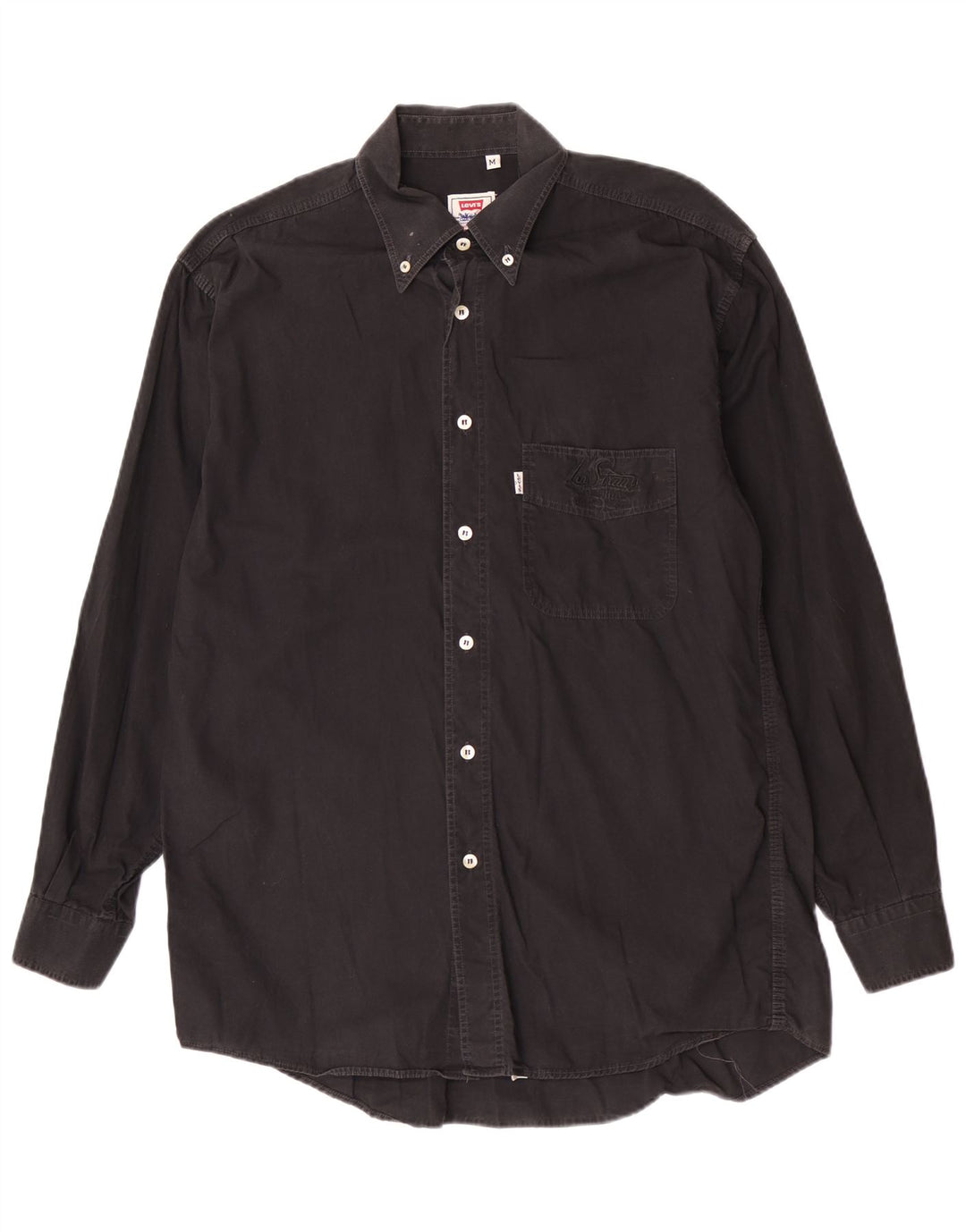 Levi's Mens Shirt Medium Black Cotton