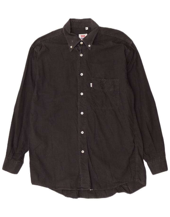 Levi's Mens Shirt Medium Black Cotton