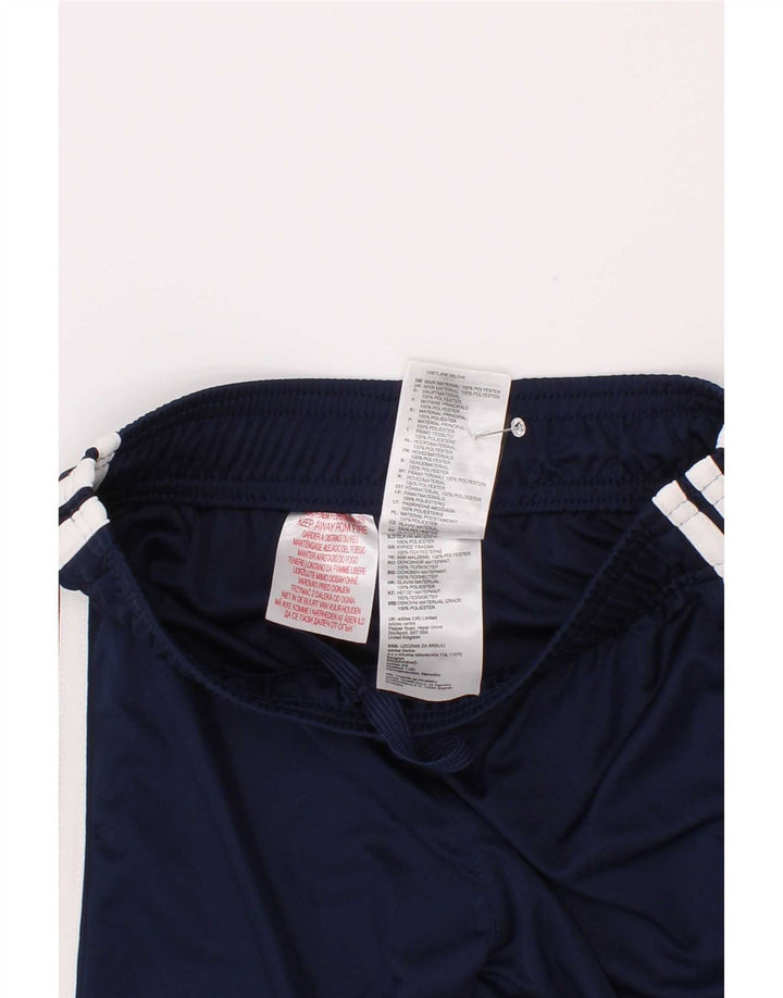 Adidas Boys Climalite Sport Shorts 9-10 Years Navy Blue Polyester