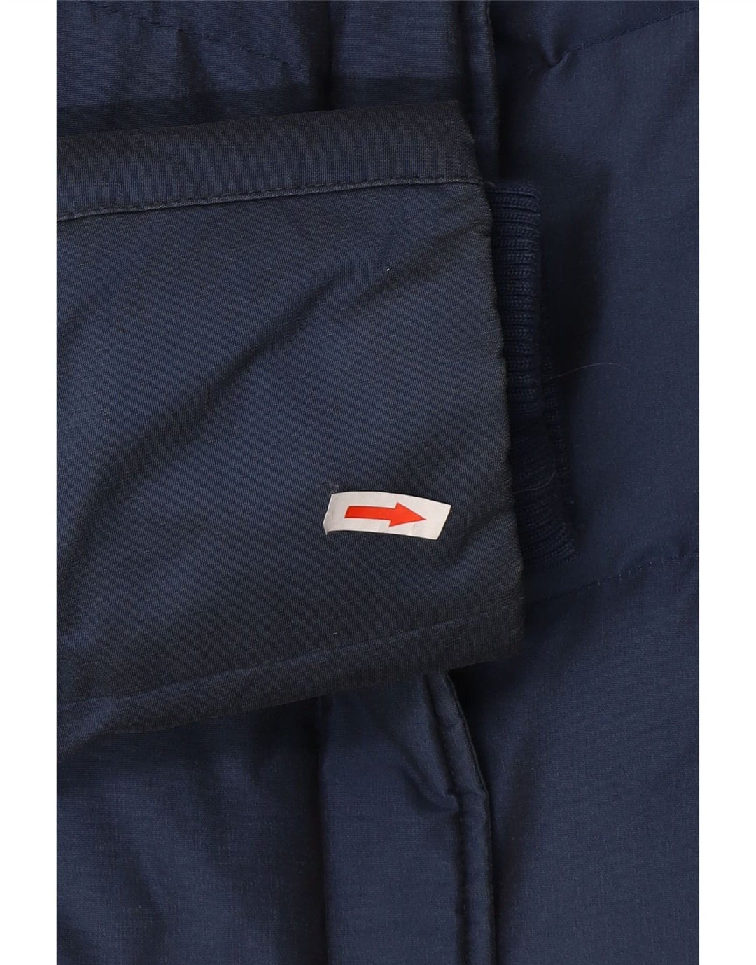 Woolrich Womens Padded Jacket UK 16 Large Navy Blue Cotton