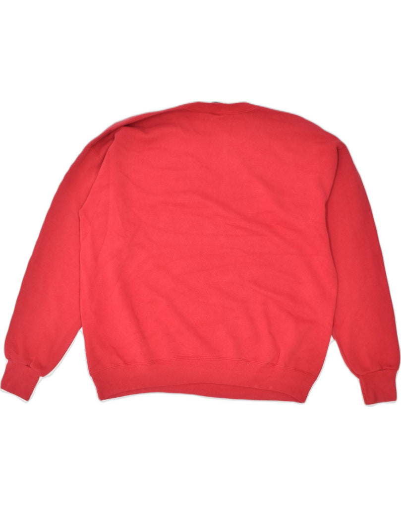 LEE Mens Sweatshirt Jumper XL Red Cotton Classic | Vintage | Thrift | Second-Hand | Used Clothing | Messina Hembry 