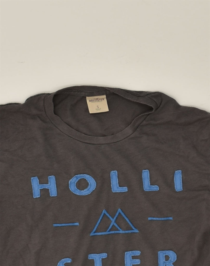 HOLLISTER Mens Graphic T-Shirt Top Small Grey Cotton | Vintage Hollister | Thrift | Second-Hand Hollister | Used Clothing | Messina Hembry 