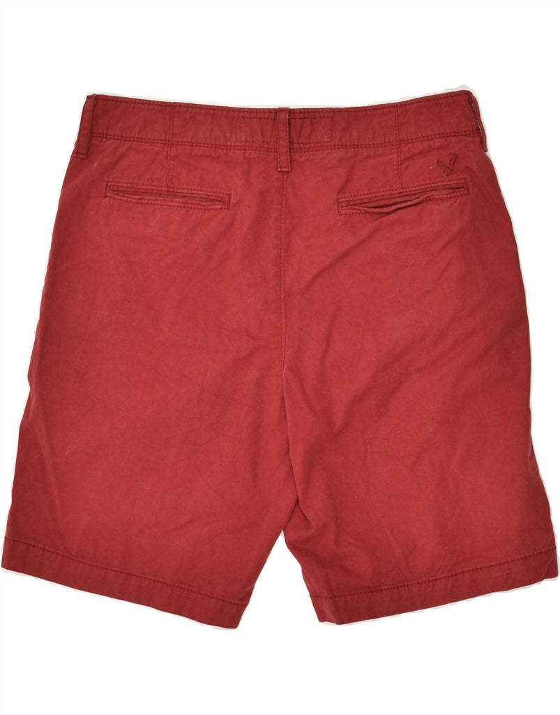 AMERICAN EAGLE Mens Chino Shorts W31 Medium  Red Cotton | Vintage American Eagle | Thrift | Second-Hand American Eagle | Used Clothing | Messina Hembry 