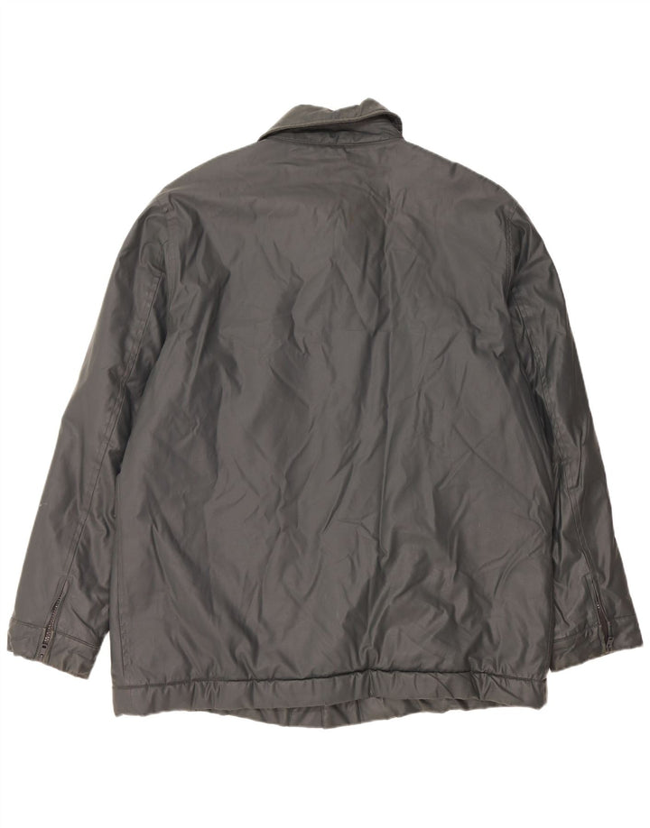 Calvin Klein Jeans Mens Utility Jacket UK 42 XL Grey Cotton