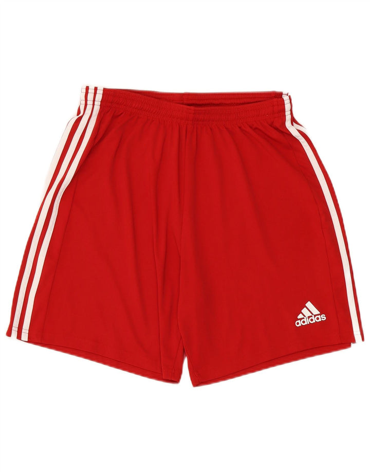 Adidas Mens Aeroready Sport Shorts Large Red Polyester