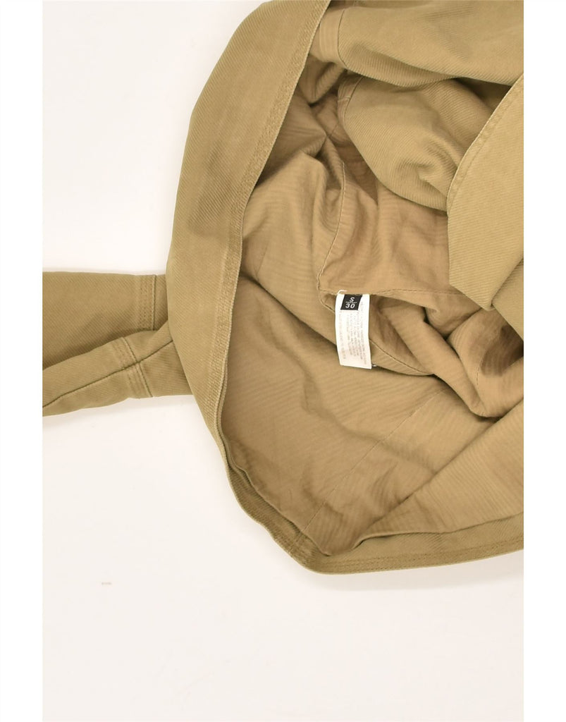 MASSIMO DUTTI Womens Military Jacket UK 10 Small Beige Cotton | Vintage Massimo Dutti | Thrift | Second-Hand Massimo Dutti | Used Clothing | Messina Hembry 