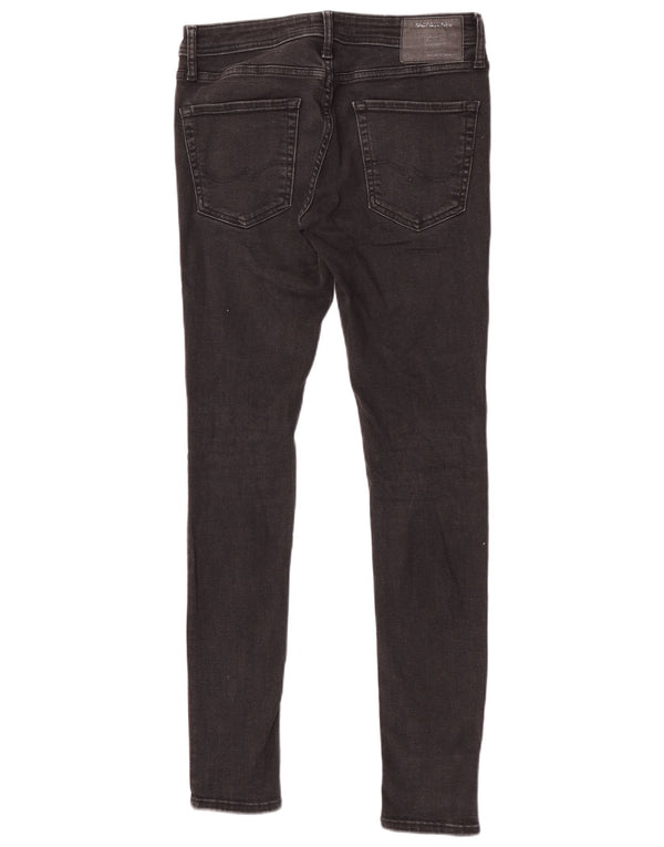 Jack & Jones Mens Skinny Jeans W30 L32 Black Cotton