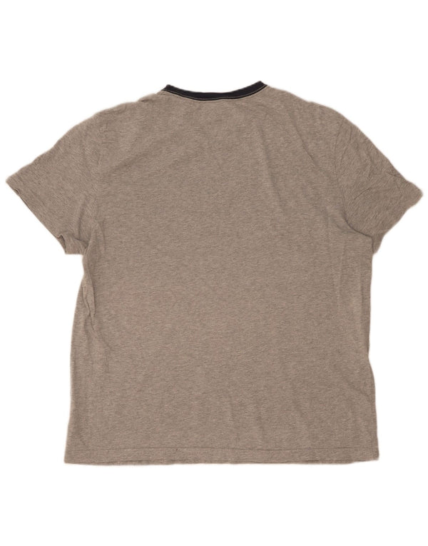 Tommy Hilfiger Mens Graphic T-Shirt Top Large Grey Cotton