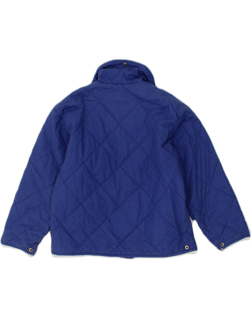 FILA Boys Quilted Jacket 7-8 Years Blue Nylon | Vintage Fila | Thrift | Second-Hand Fila | Used Clothing | Messina Hembry 