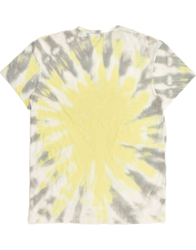 JACK & JONES Mens Relaxed Fit Graphic T-Shirt Top Small Yellow Tie Dye | Vintage Jack & Jones | Thrift | Second-Hand Jack & Jones | Used Clothing | Messina Hembry 