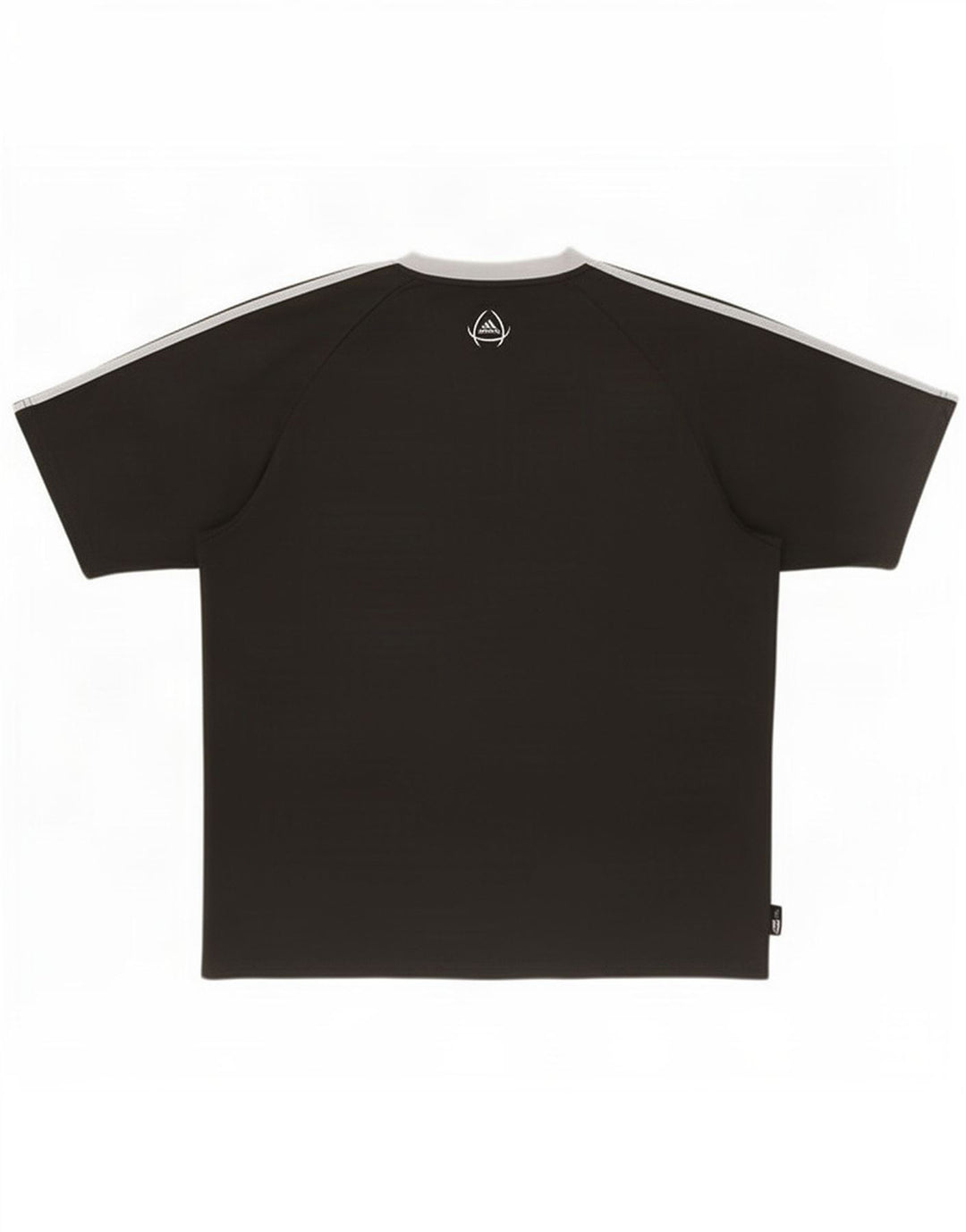 Adidas Mens Climalite T-Shirt Top Large Black Colourblock Polyester
