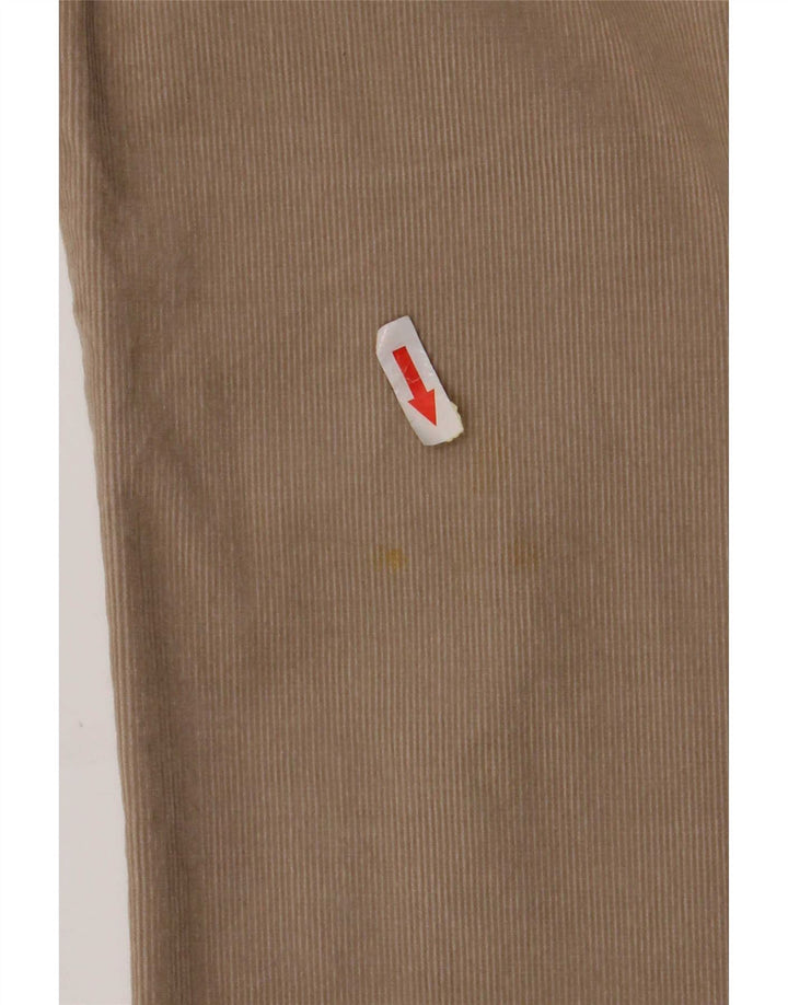 Marks & Spencer Womens Bootcut Corduroy Trousers UK 12 Medium W32 L30 Beige