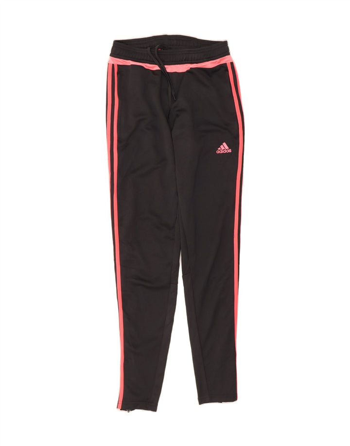 ADIDAS Womens Climacool Tracksuit Trousers UK 8/10 Small  Grey Polyester Vintage Adidas and Second-Hand Adidas from Messina Hembry 