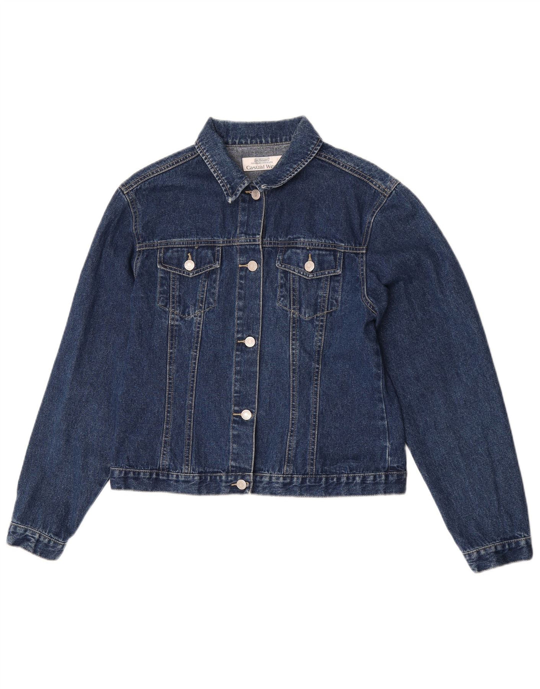 St. Bernard Womens Denim Jacket UK 16 Large Blue Cotton