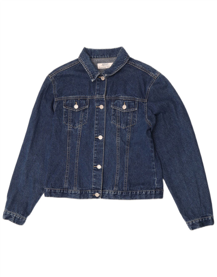 St. Bernard Womens Denim Jacket UK 16 Large Blue Cotton