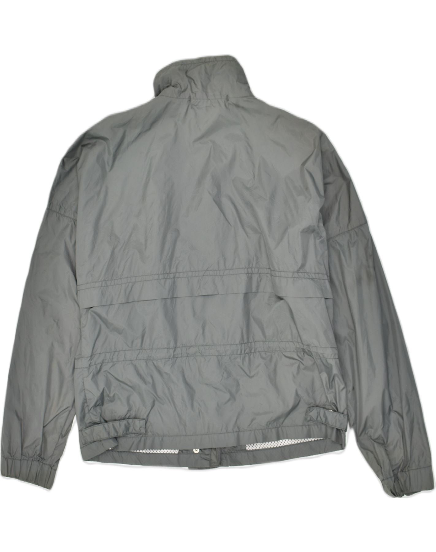 CERRUTI 1881 Womens Rain Jacket IT 44 Medium Grey Nylon Vintage