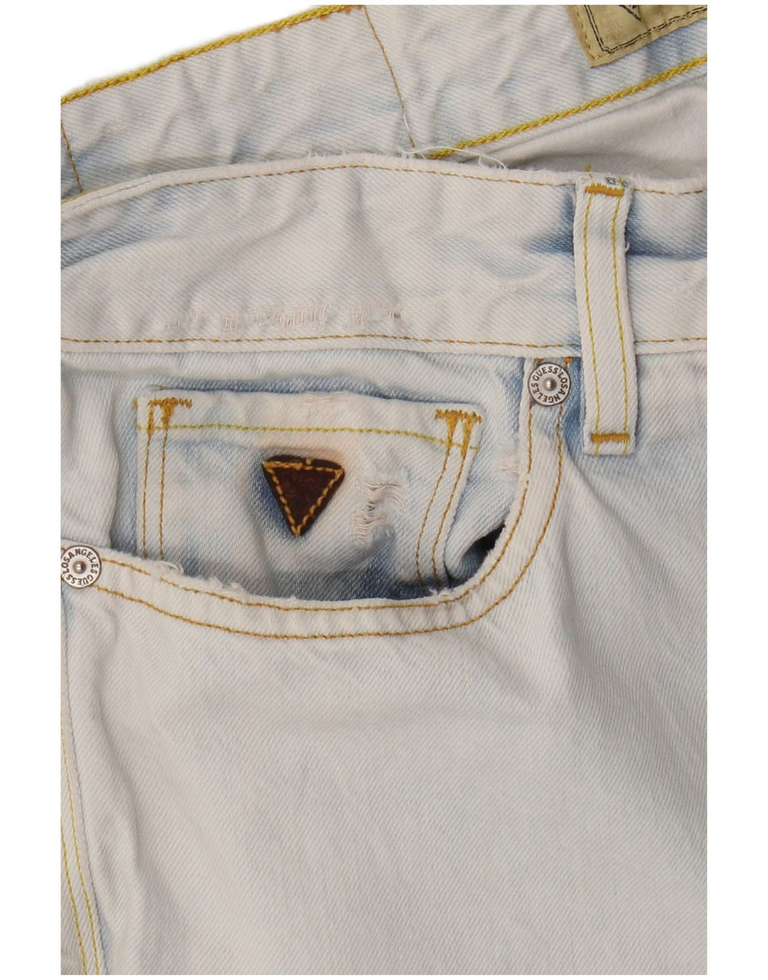 Guess Mens Straight Jeans W32 L34 Blue