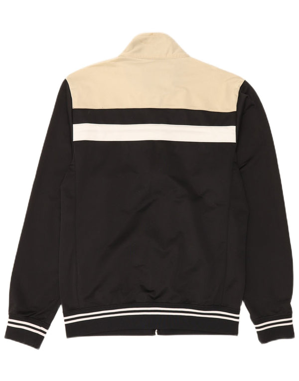 Champion Mens Tracksuit Top Jacket Medium Black Colourblock Polyester