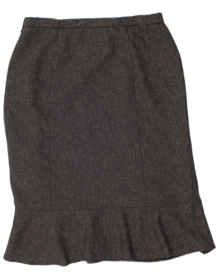 Eastex Womens Trumpet Skirt UK 12 Medium W30  Navy Blue Polyester