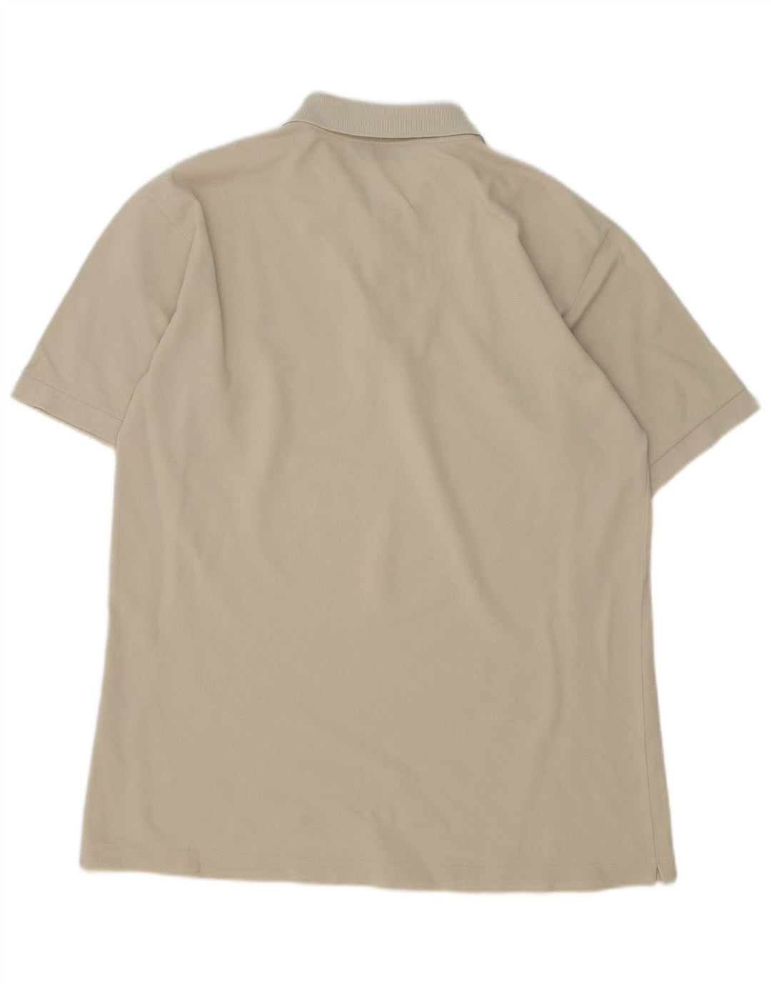 Kappa Mens Polo Shirt Large Off White Cotton