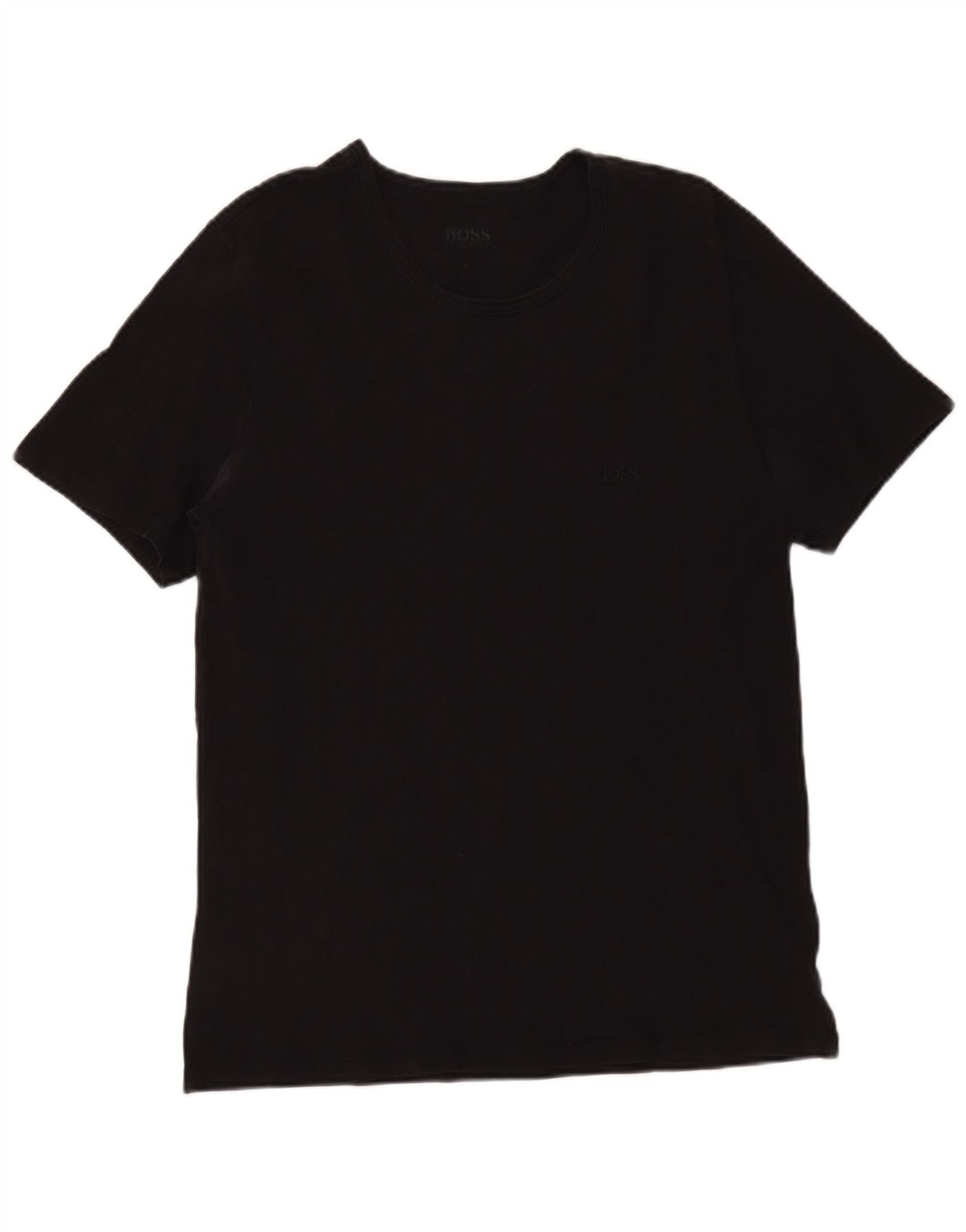 Hugo Boss Mens T-Shirt Top XL Black Elastane