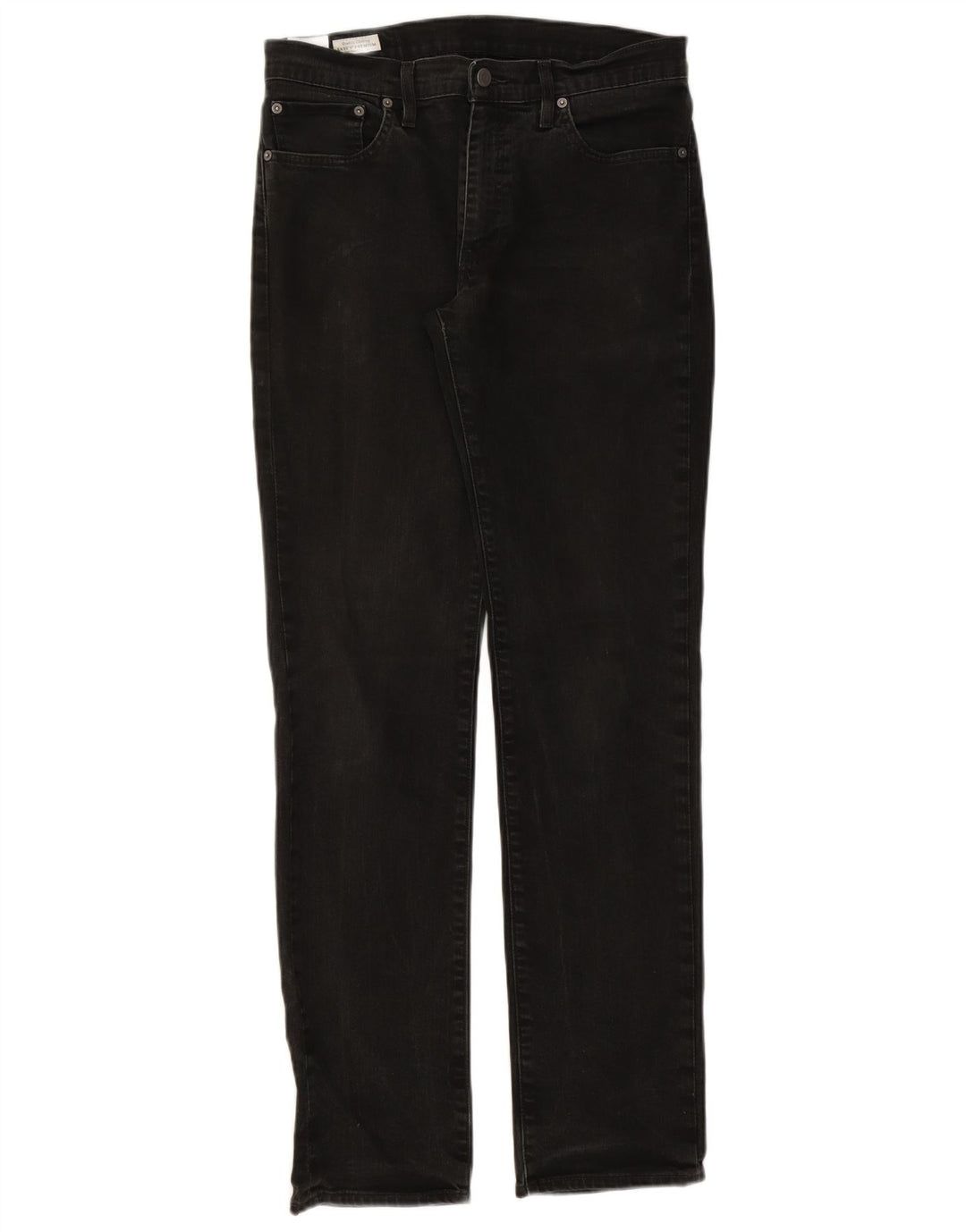 Levi's Mens 512 Slim Tapered Jeans W32 L34 Black Cotton