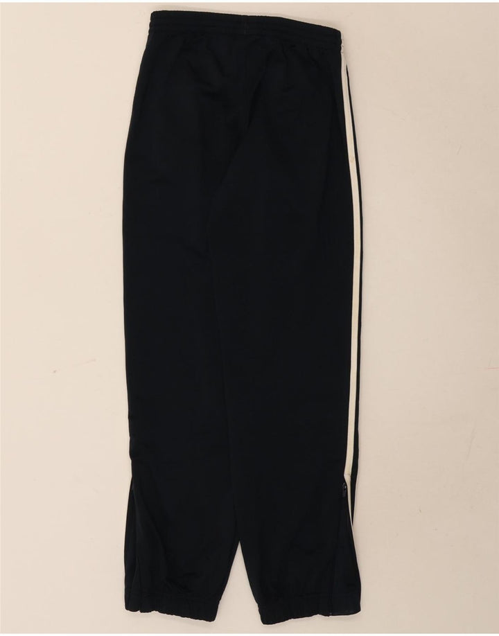 Adidas Boys Tracksuit Trousers Joggers 9-10 Years Navy Blue Polyester