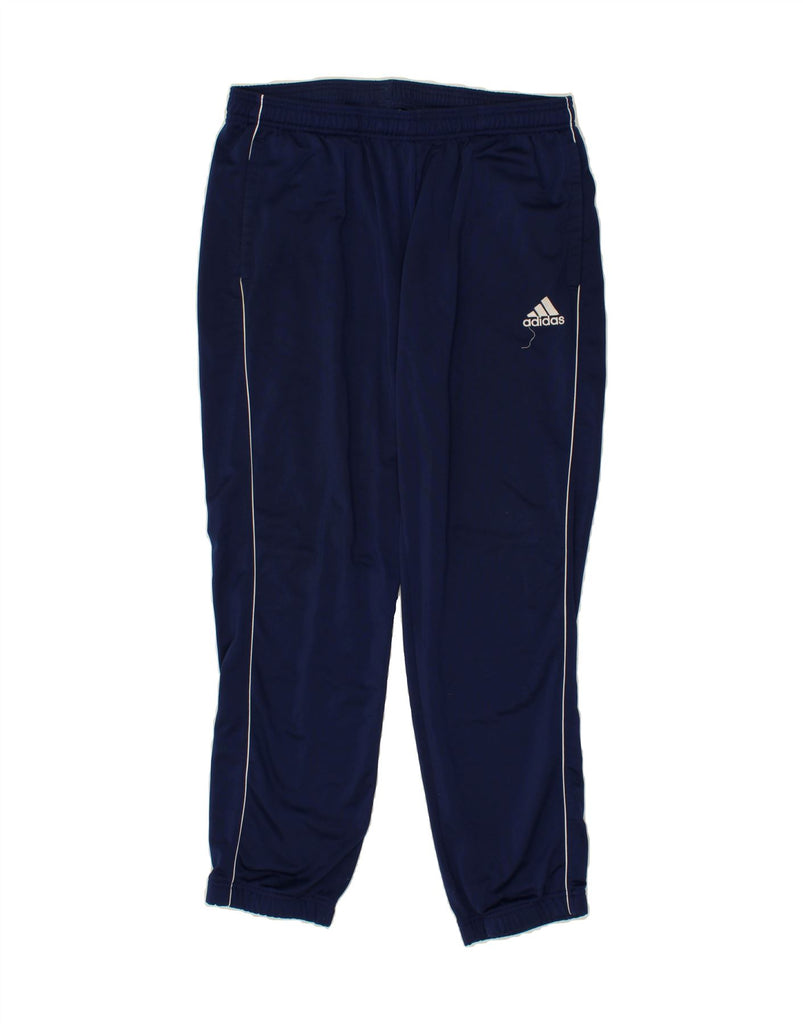 ADIDAS Mens Tracksuit Trousers Joggers XL Navy Blue Polyester | Vintage Adidas | Thrift | Second-Hand Adidas | Used Clothing | Messina Hembry 