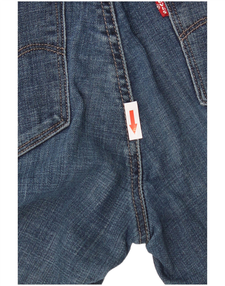 Levi's Womens Slimming Slim Jeans W28 L28 Navy Blue Cotton