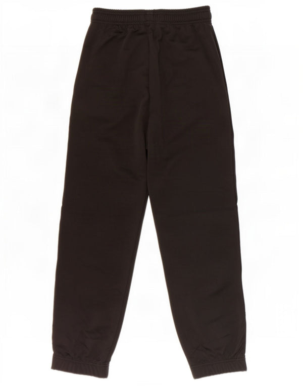 Adidas Boys Tracksuit Trousers Joggers 11-12 Years W25 L25 Black Polyester