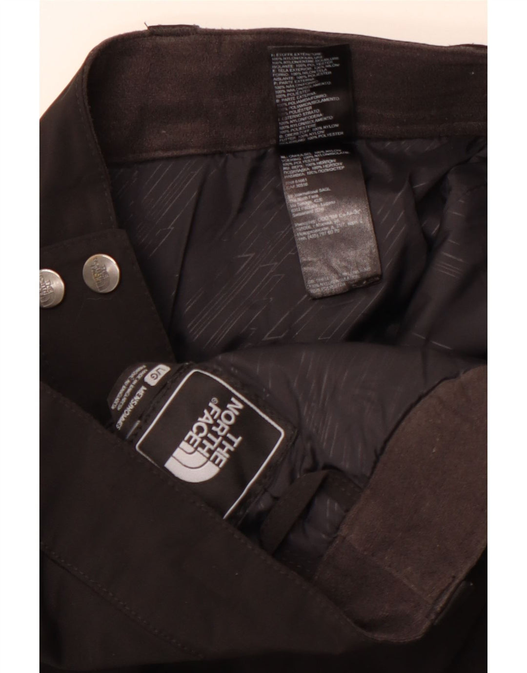 The North Face Mens Ski Trousers Large W37 L30 Black Nylon