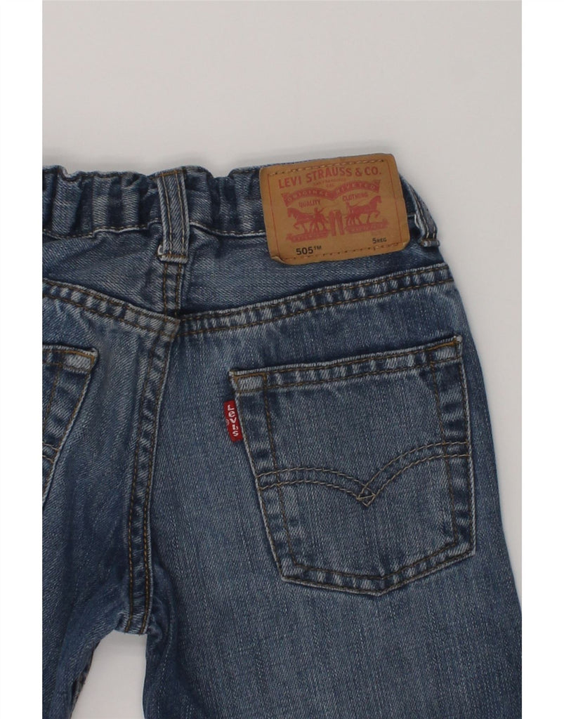 LEVI'S Boys 505 Straight Jeans 4-5 Years W20 L17 Blue Cotton | Vintage Levi's | Thrift | Second-Hand Levi's | Used Clothing | Messina Hembry 