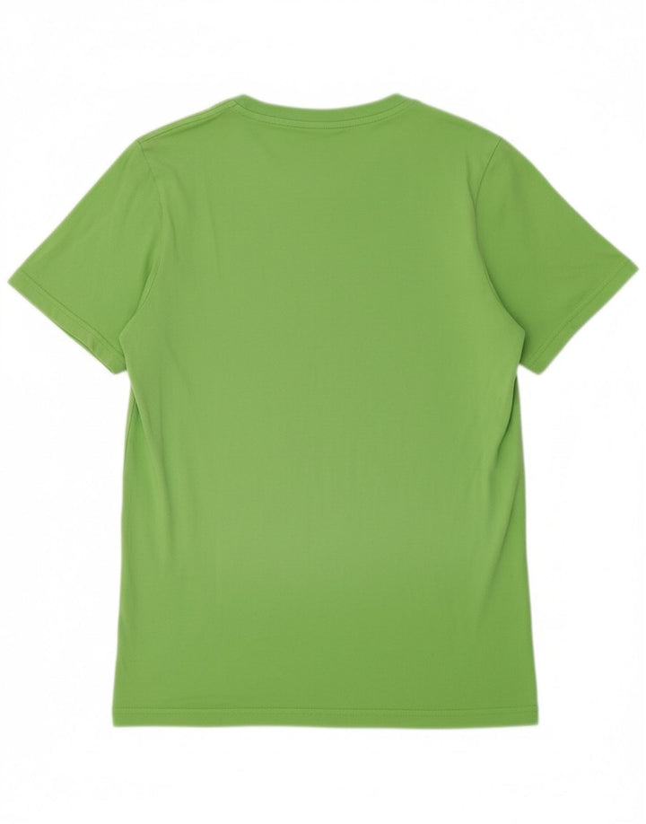 PUMA Mens Graphic T-Shirt Top Small Green Cotton