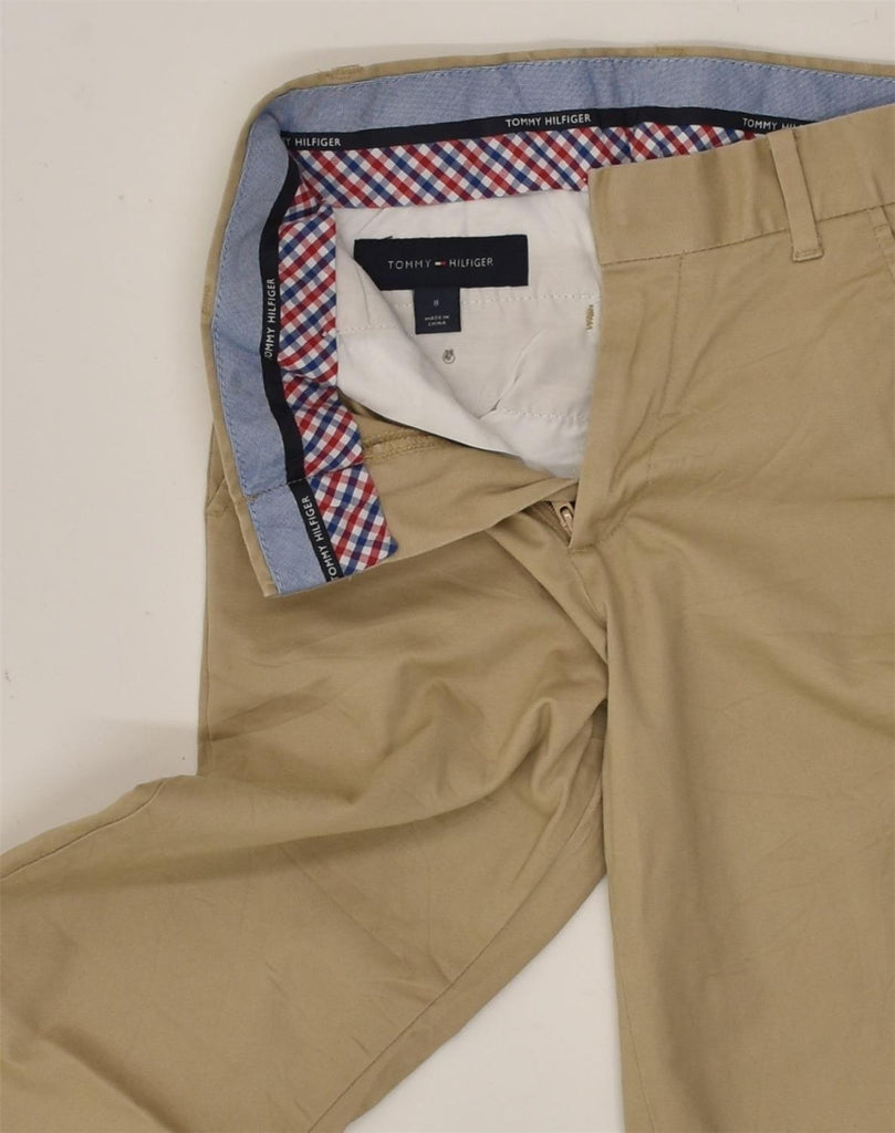 TOMMY HILFIGER Boys Straight Chino Trousers 7-8 Years W23 L21  Beige | Vintage Tommy Hilfiger | Thrift | Second-Hand Tommy Hilfiger | Used Clothing | Messina Hembry 