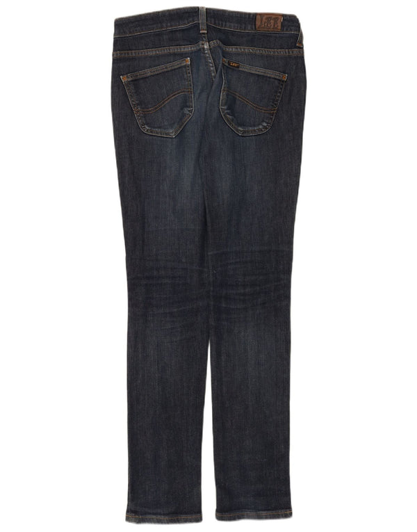 Lee Womens Norma Skinny Jeans W30 L33 Navy Blue Cotton