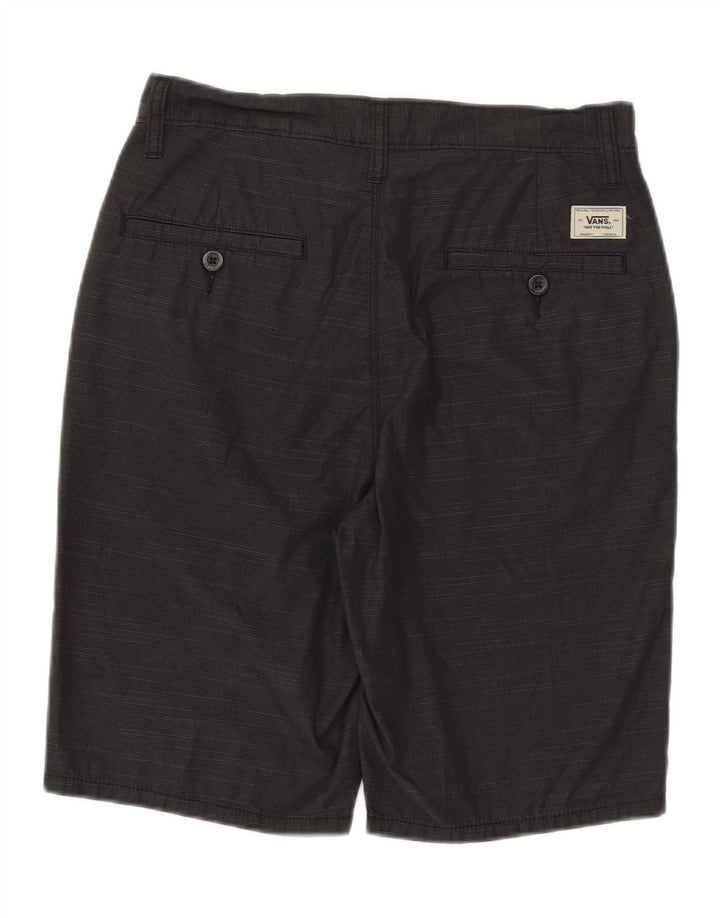 VANS Mens Chino Shorts W28 Medium Black Cotton Vintage Vans and Second-Hand Vans from Messina Hembry 