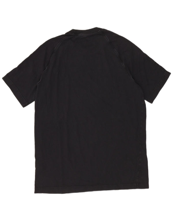 Adidas Mens T-Shirt Top Medium Black Cotton