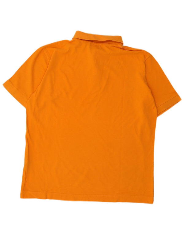 Kappa Mens Polo Shirt Large Orange Cotton