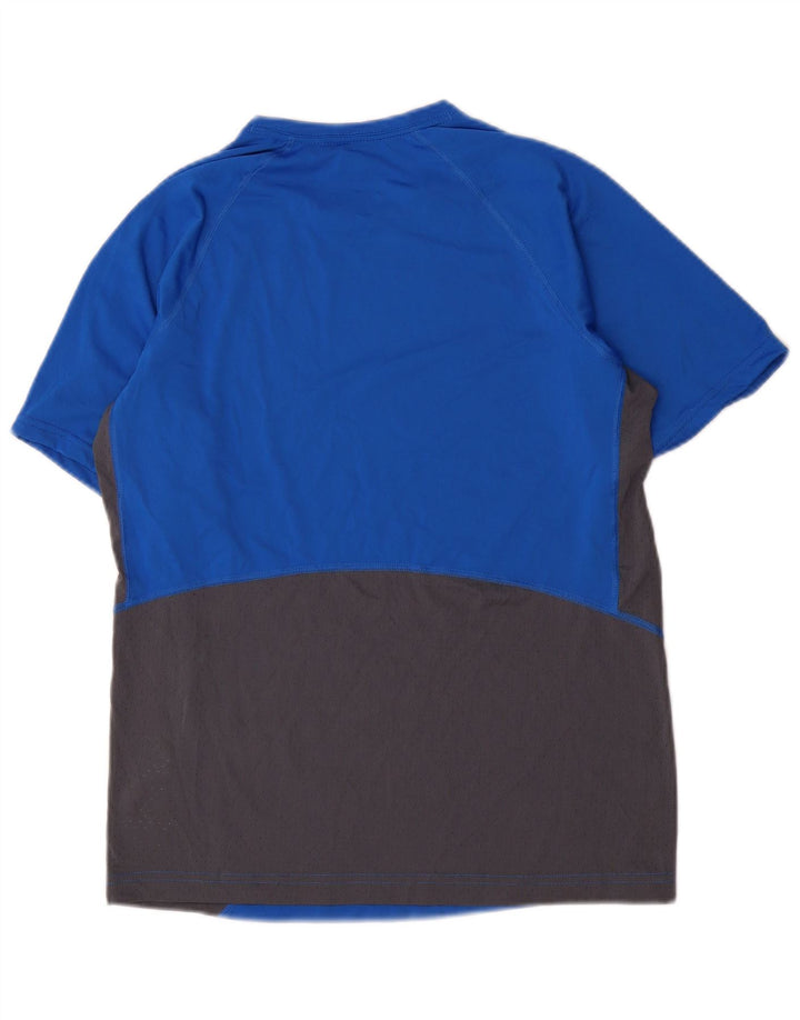 Columbia Mens Omni-Freeze Zero T-Shirt Top Small Blue Colourblock Polyester