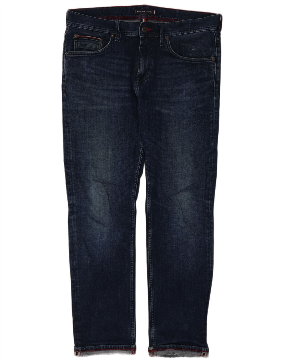 Tommy Hilfiger Womens Bleecker Slim Jeans W13 L28 Blue Cotton
