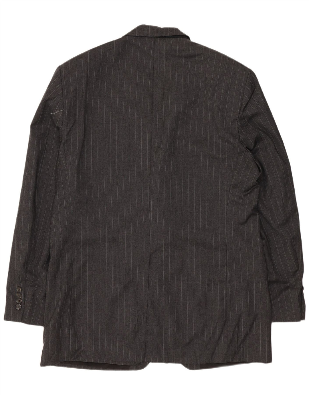 Ralph Lauren Mens 2 Button Blazer Jacket UK 42 XL Grey Pinstripe Wool