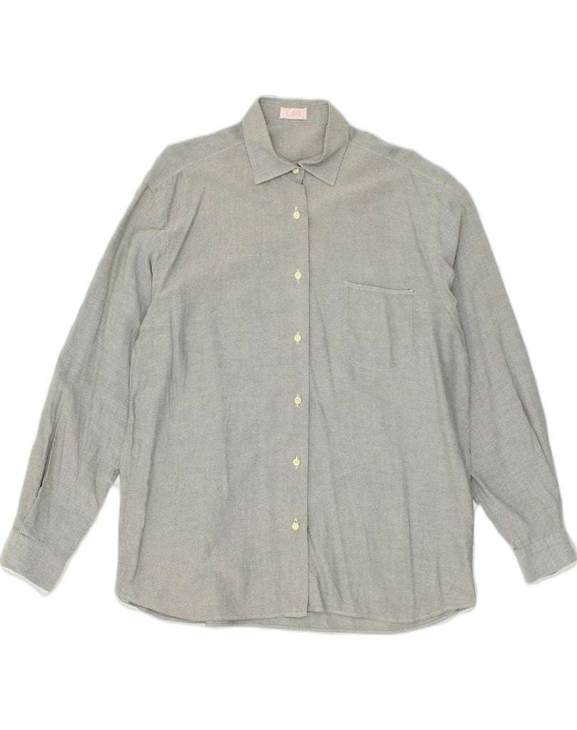 CASSERA Womens Shirt IT 48 XL Grey Cotton | Vintage Cassera | Thrift | Second-Hand Cassera | Used Clothing | Messina Hembry 