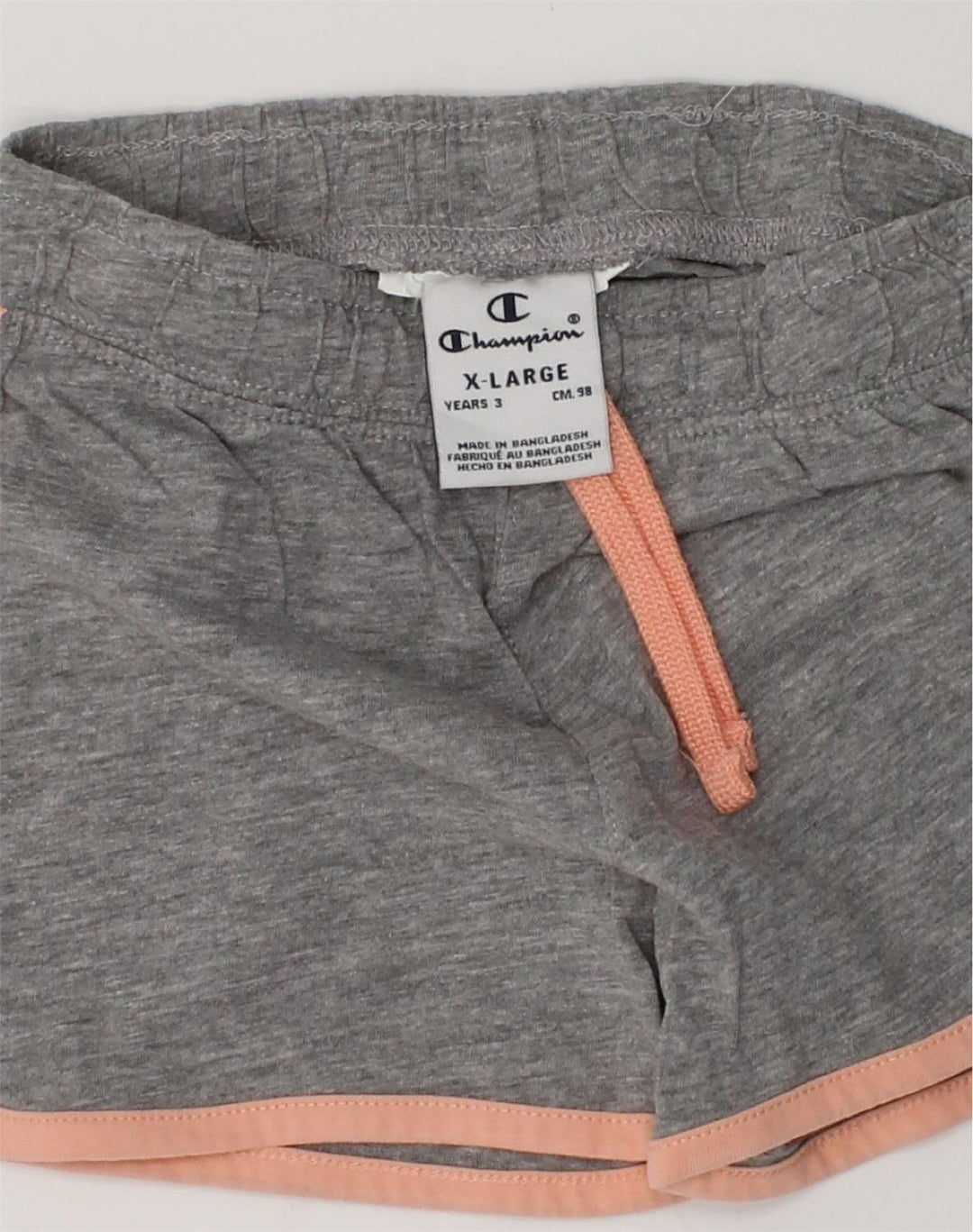 CHAMPION Girls Sport Shorts 2-3 Years XL Grey | Vintage Champion | Thrift | Second-Hand Champion | Used Clothing | Messina Hembry 